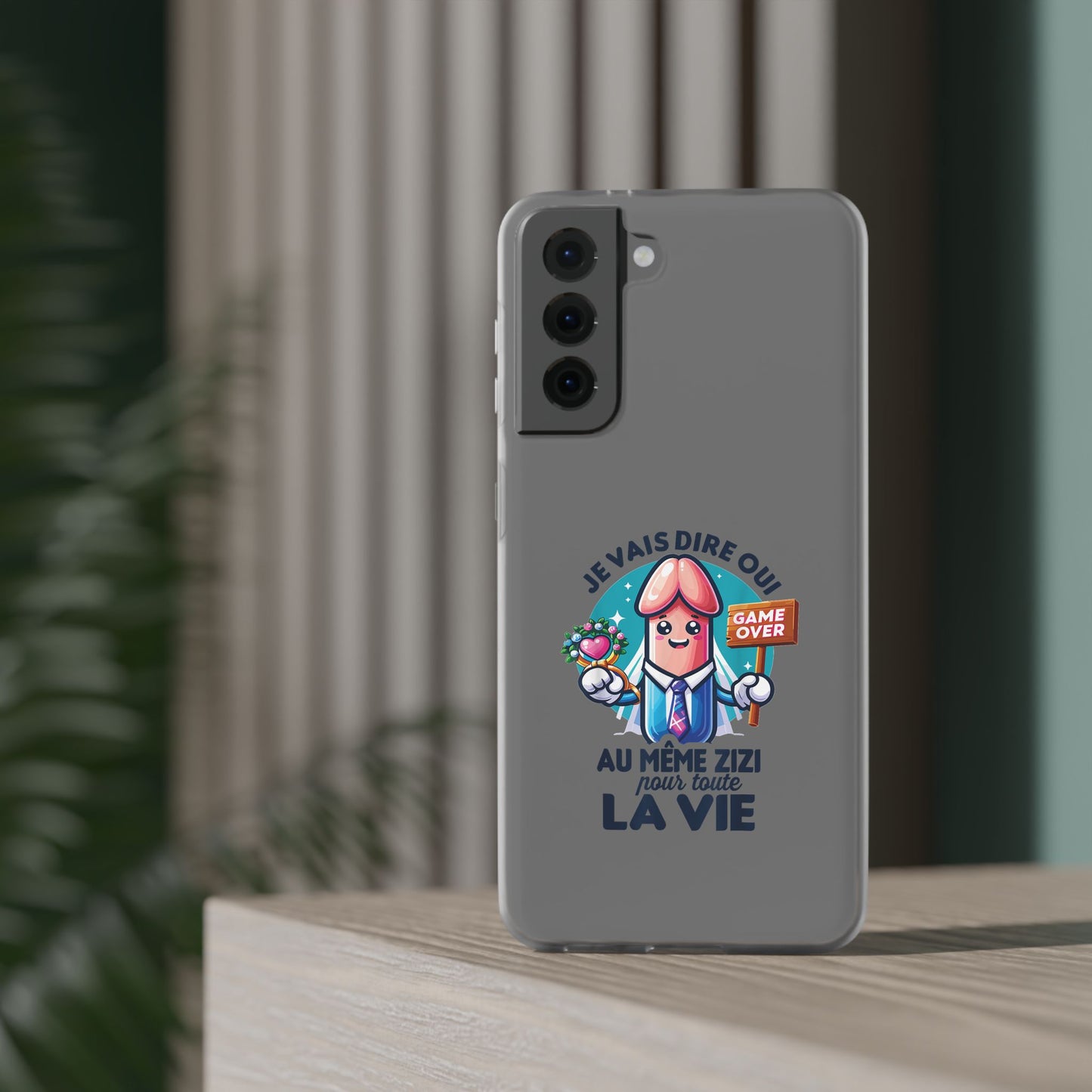 Coque flexible Je vais dire oui au même zizi pour toute la vie
