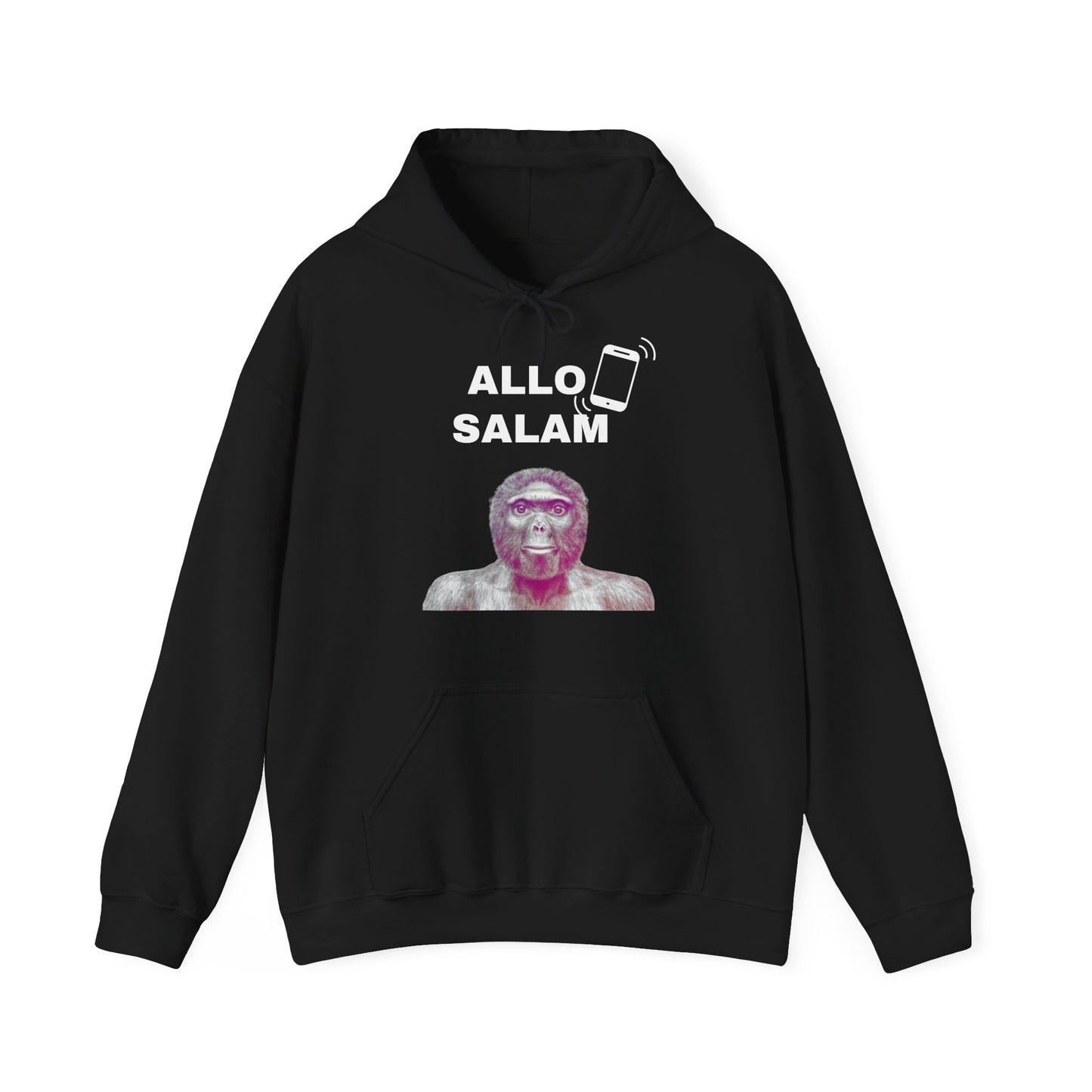 Hoodie unisexe drôle - Sweat-shirt graphique 'Allo Salam'