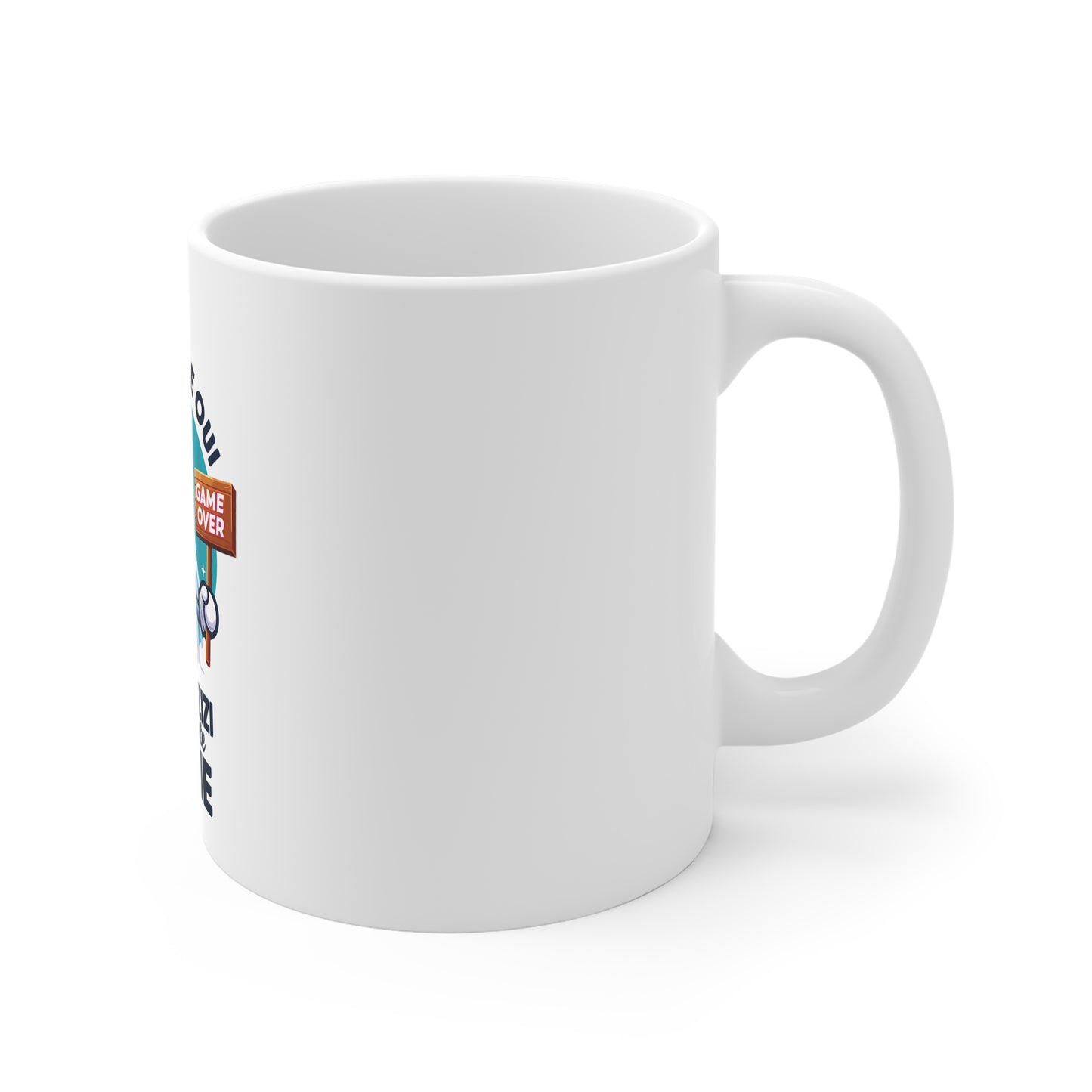 Tasse blanche de 325 ml –Je vais dire oui au même zizi pour toute la vie