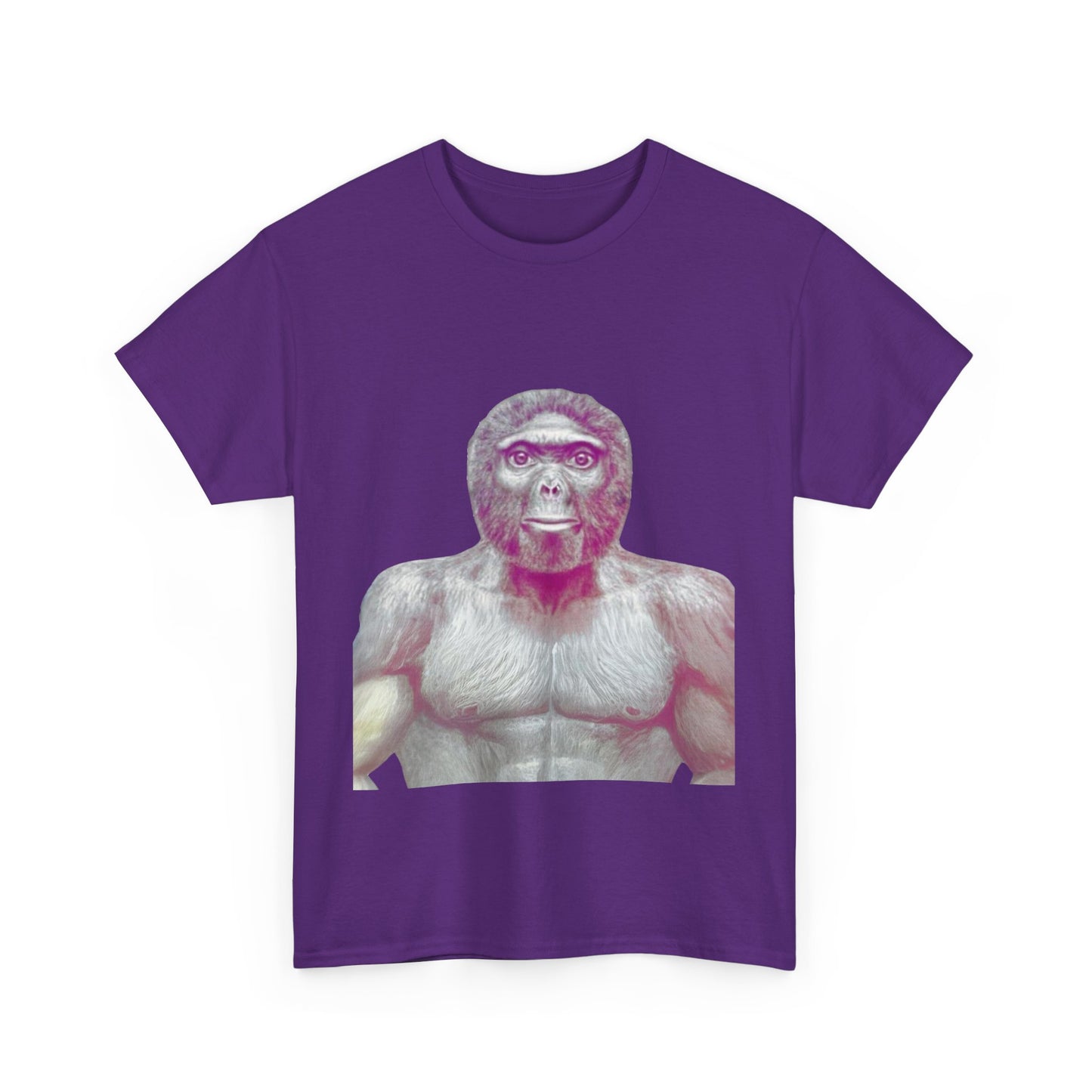 T-shirt humoristique unisexe en coton épais - Allo Salam Trend le singe