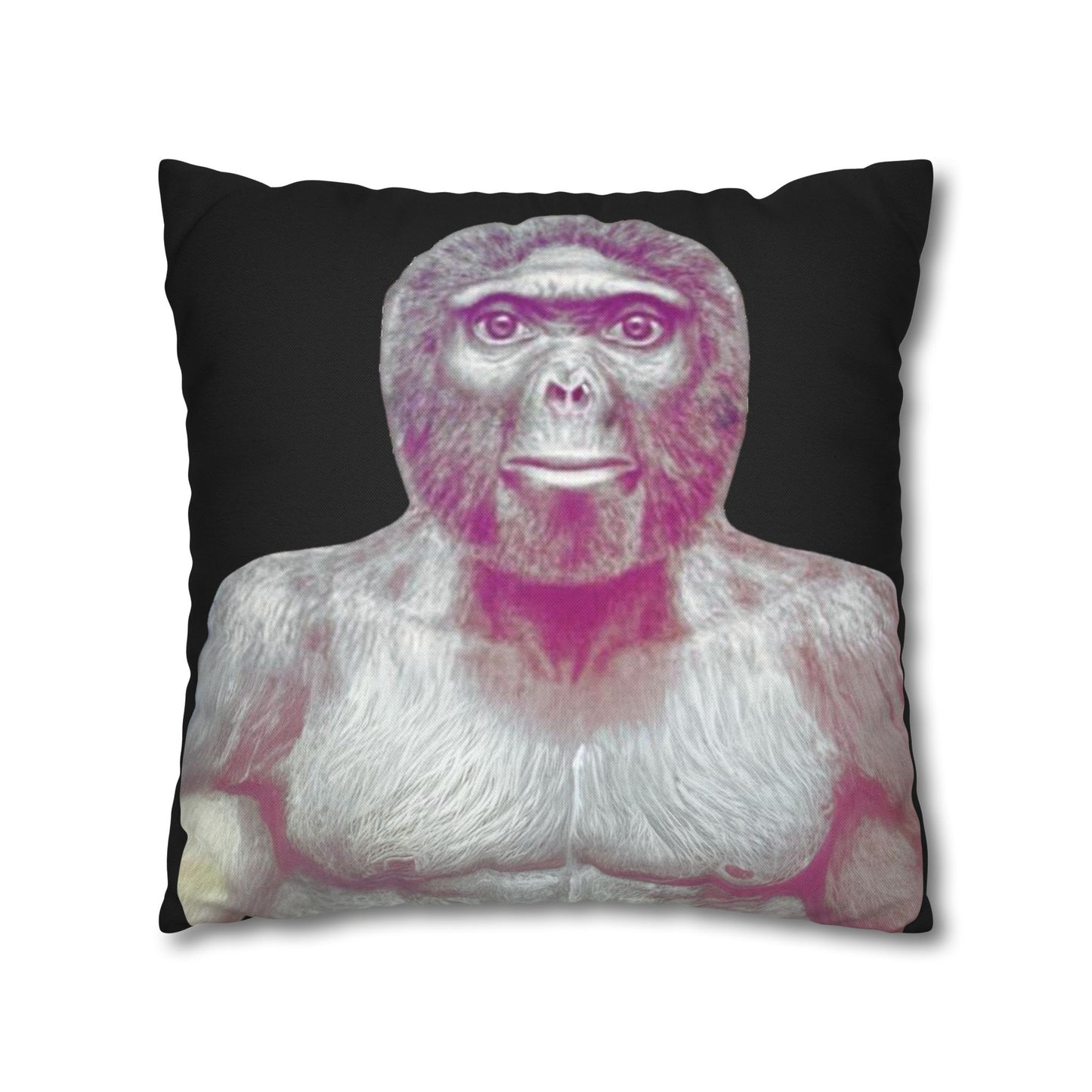 Taie d’oreiller Amusante – Décoration Humoristique pour la Maison Le singe allo salam
