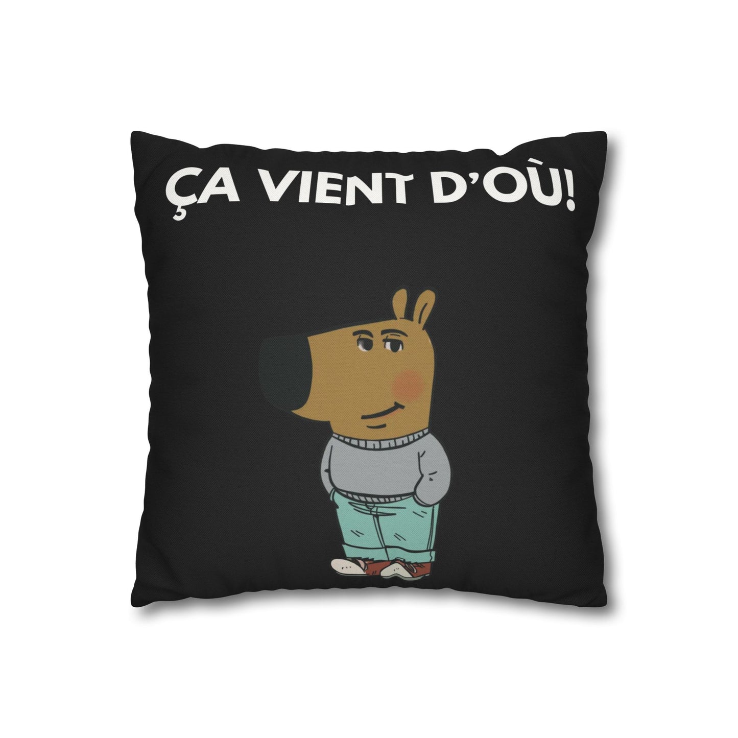 Taie d’oreiller Amusante – Décoration Humoristique pour la Maison Chill Guy