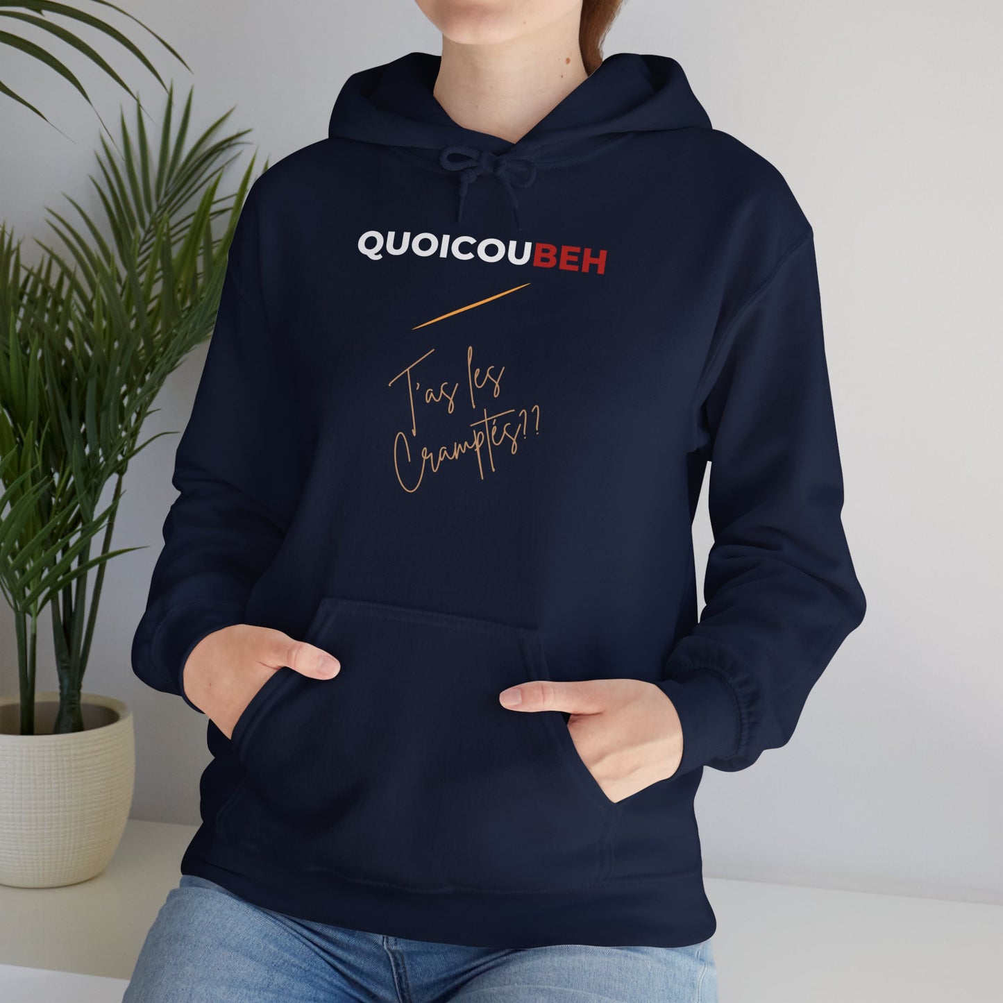 Hoodie unisexe drôle - Sweat-shirt graphique Quoicoubeh Apagnan