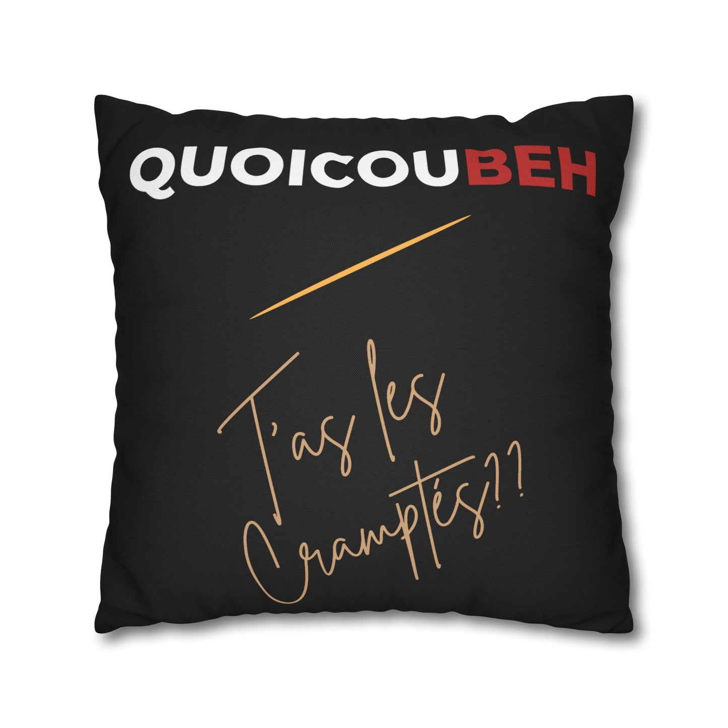 Taie d’oreiller Amusante – Décoration Humoristique pour la Maison Quoicoubeh