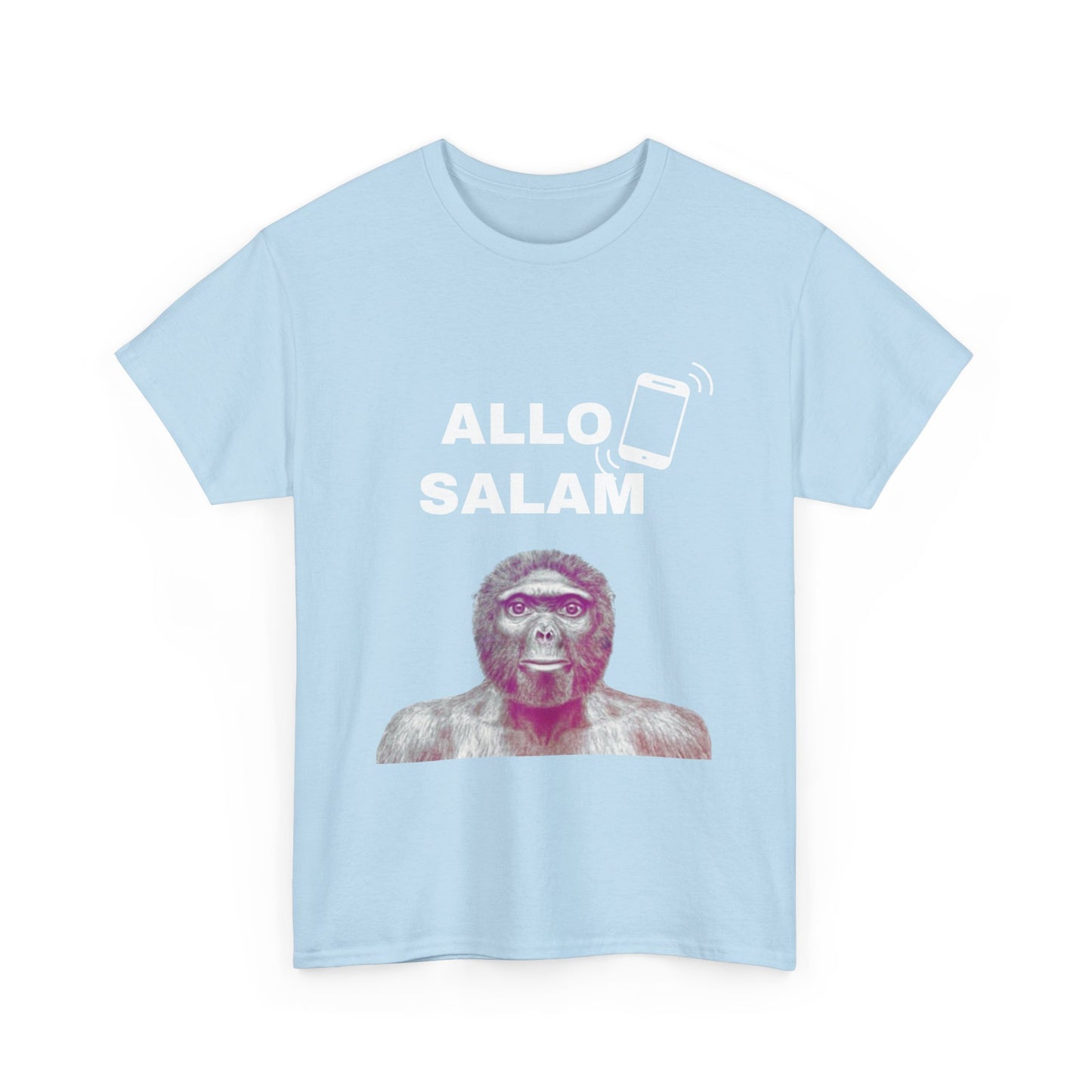 T-shirt humoristique unisexe en coton épais - Allo Salam