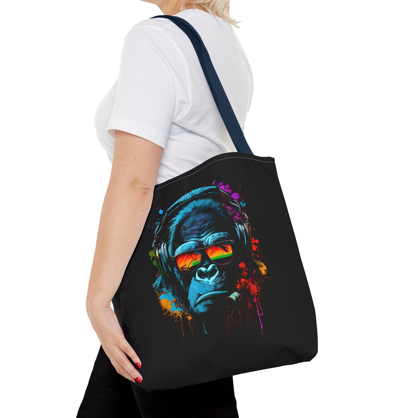 Tote Bag – Singe monkey Dj écouteurs lunettes du soleil Gorilla
