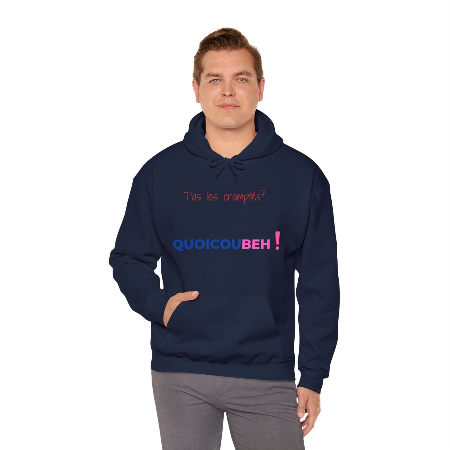 Hoodie unisexe drôle - Sweat-shirt graphique t'as les cramptés apagnan