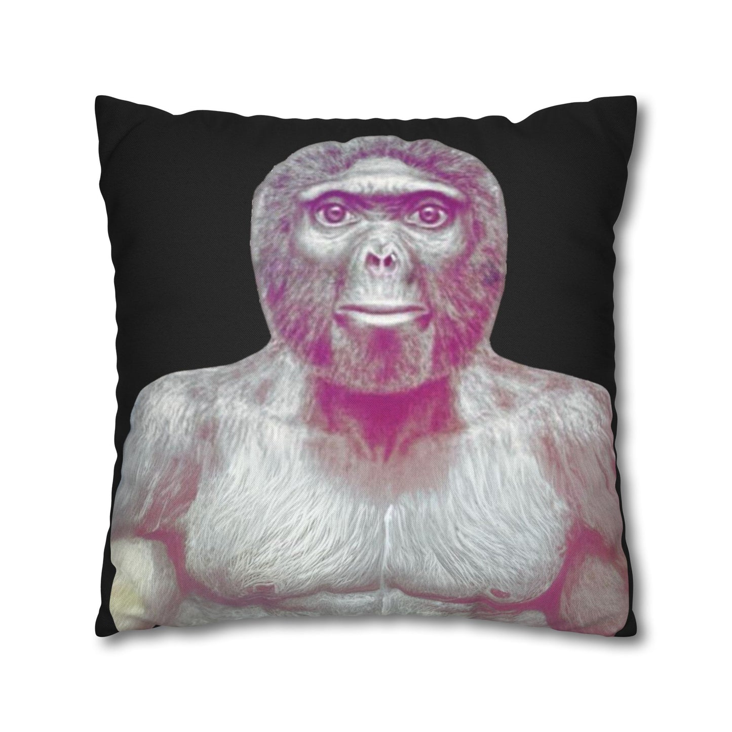 Taie d’oreiller Amusante – Décoration Humoristique pour la Maison Le singe allo salam