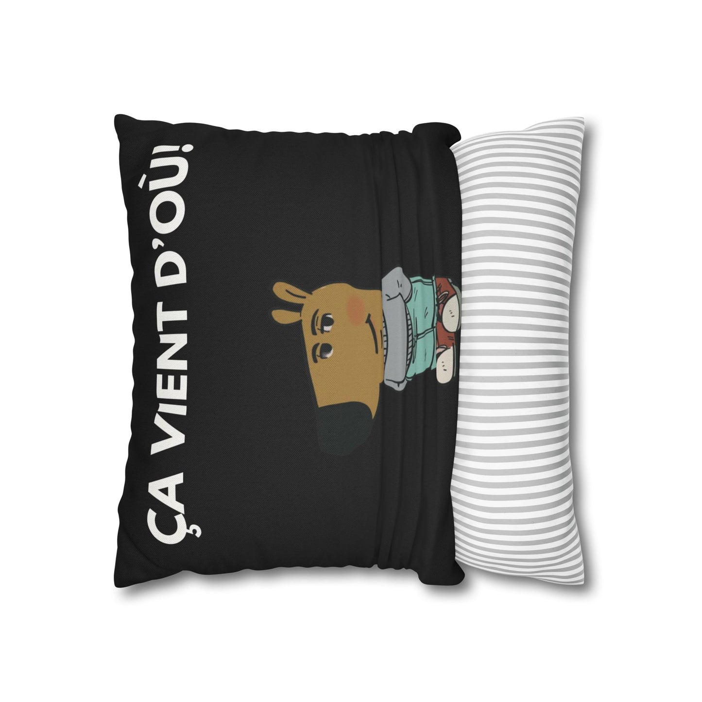 Taie d’oreiller Amusante – Décoration Humoristique pour la Maison Chill Guy