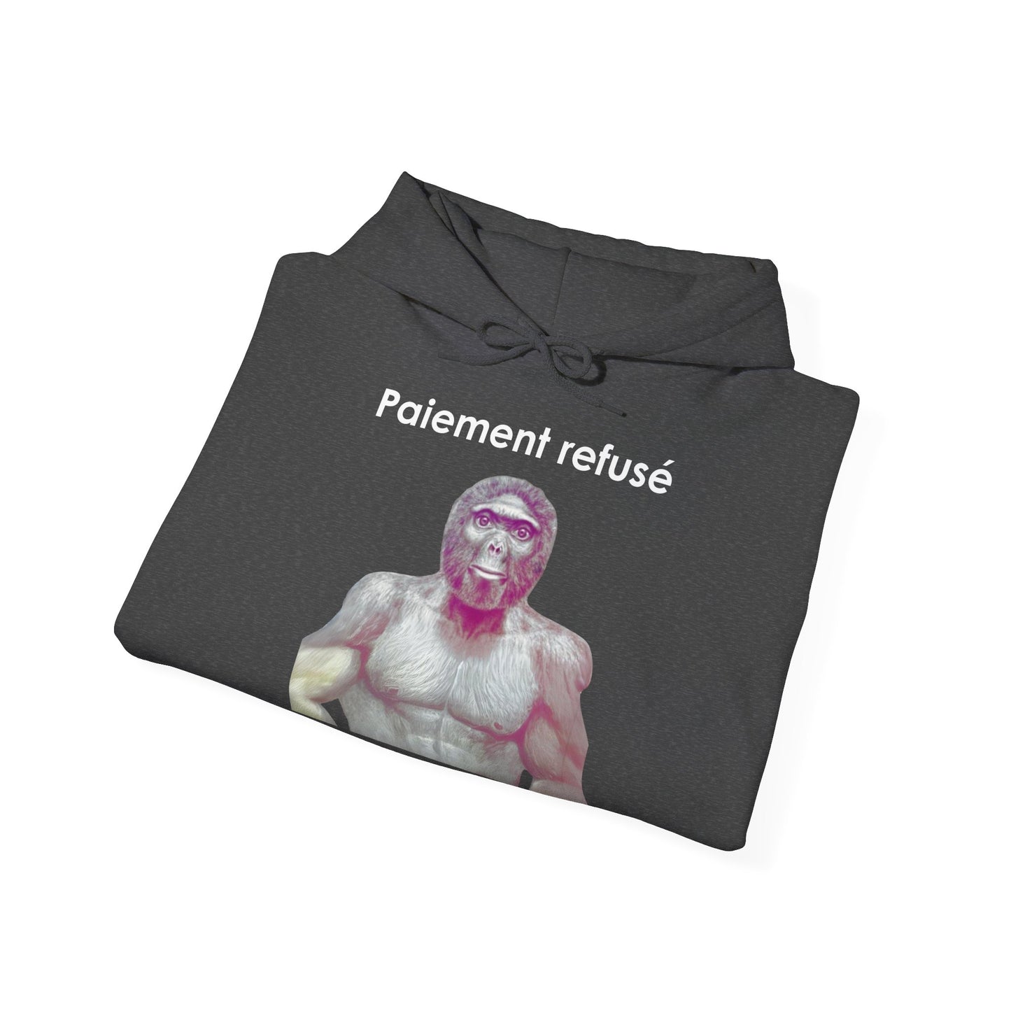 Hoodie unisexe drôle - Sweat-shirt graphique Quoicoubeh Paiement refusé