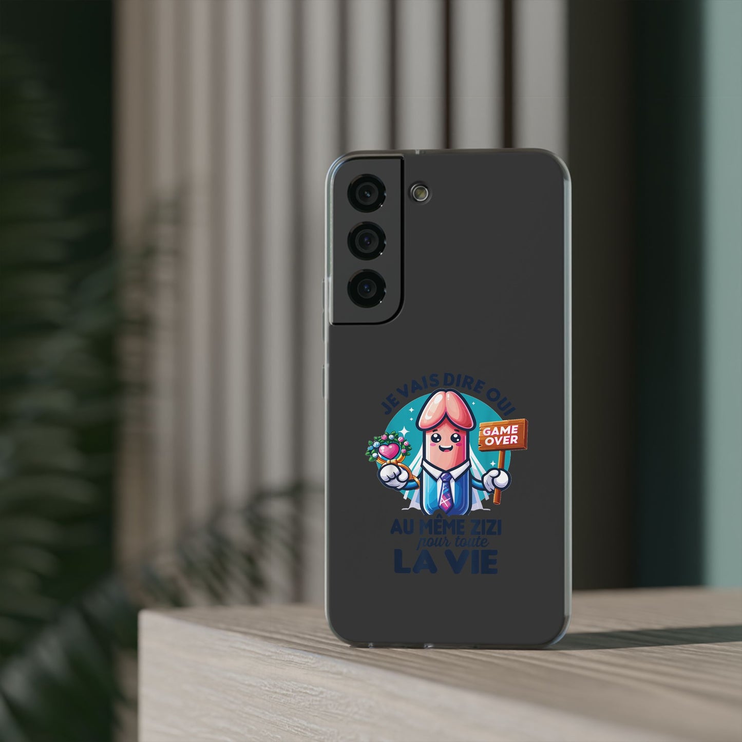 Coque flexible Je vais dire oui au même zizi pour toute la vie