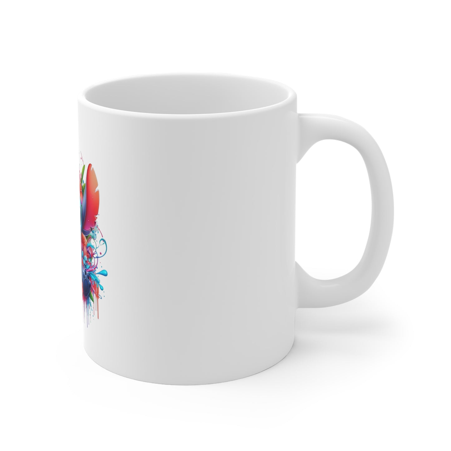 Tasse blanche de 325 ml  – Stitch