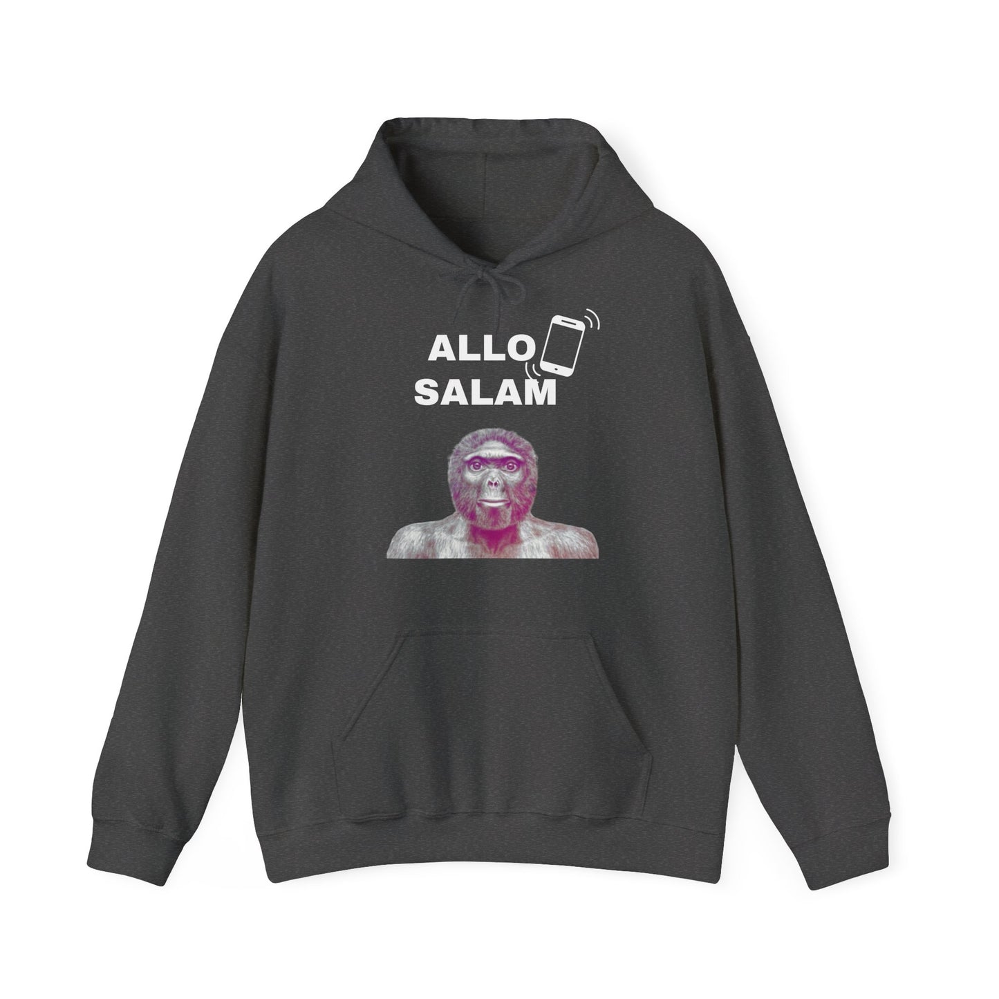 Hoodie unisexe drôle - Sweat-shirt graphique 'Allo Salam'