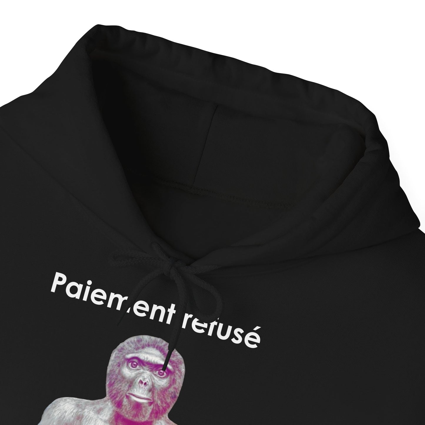 Hoodie unisexe drôle - Sweat-shirt graphique Quoicoubeh Paiement refusé