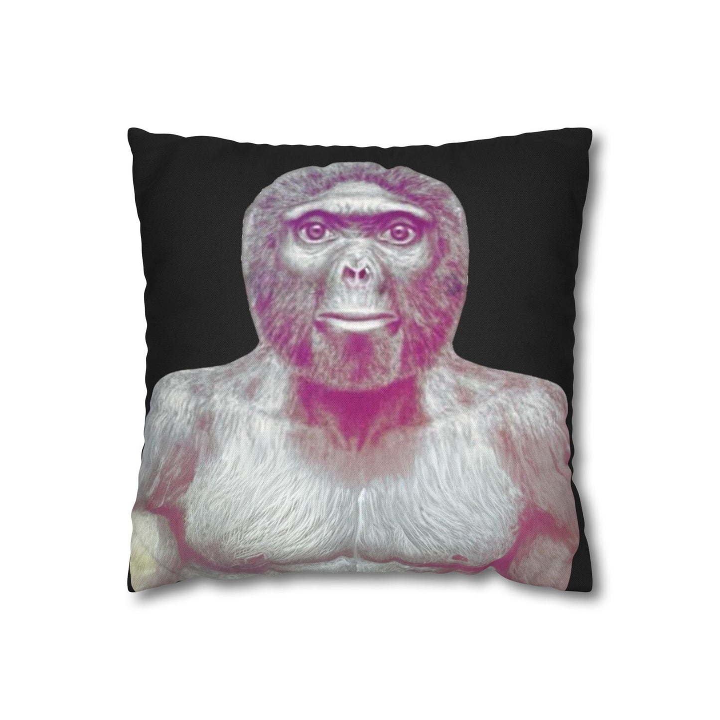 Taie d’oreiller Amusante – Décoration Humoristique pour la Maison Le singe allo salam