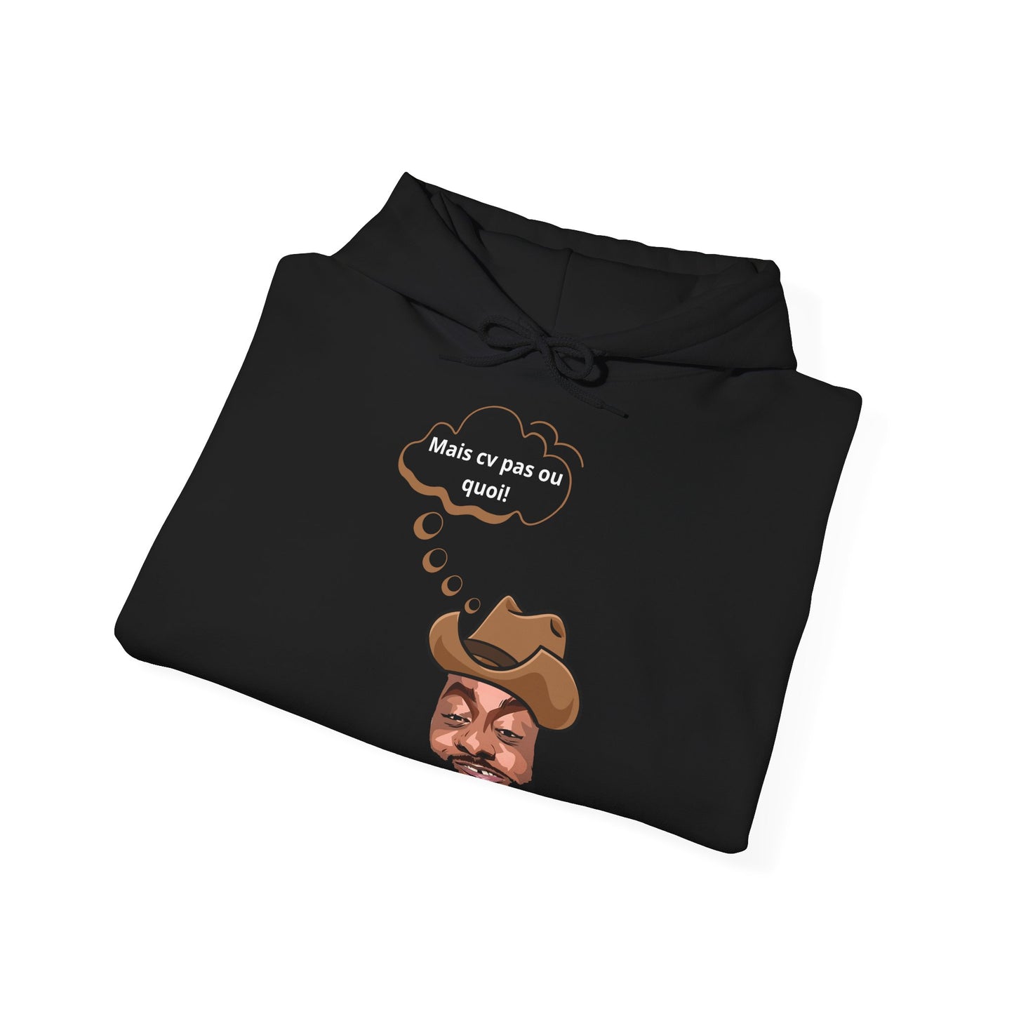 Hoodie unisexe drôle - Sweat-shirt graphique Binobile Mais cv pas ou quoi