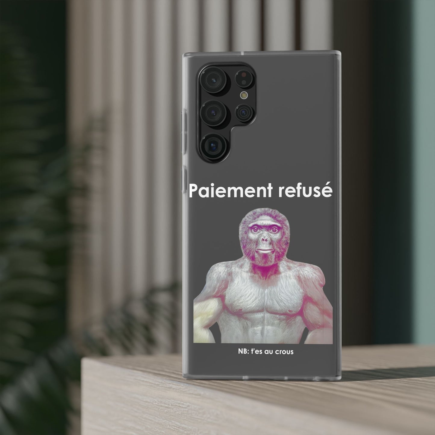Coque flexible Paiement refusé