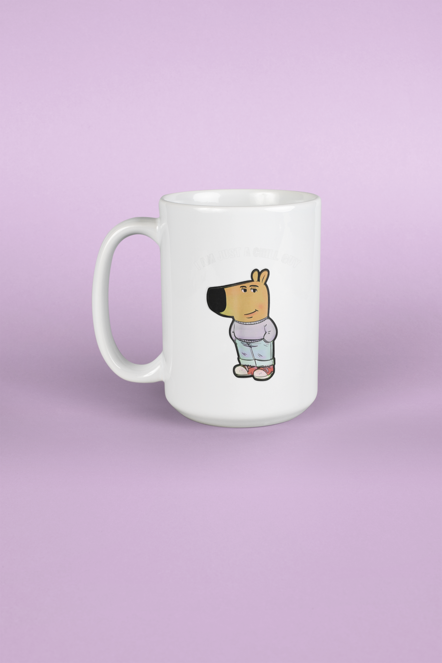 Tasse blanche de 325 ml  – Mug cool Chill Guy