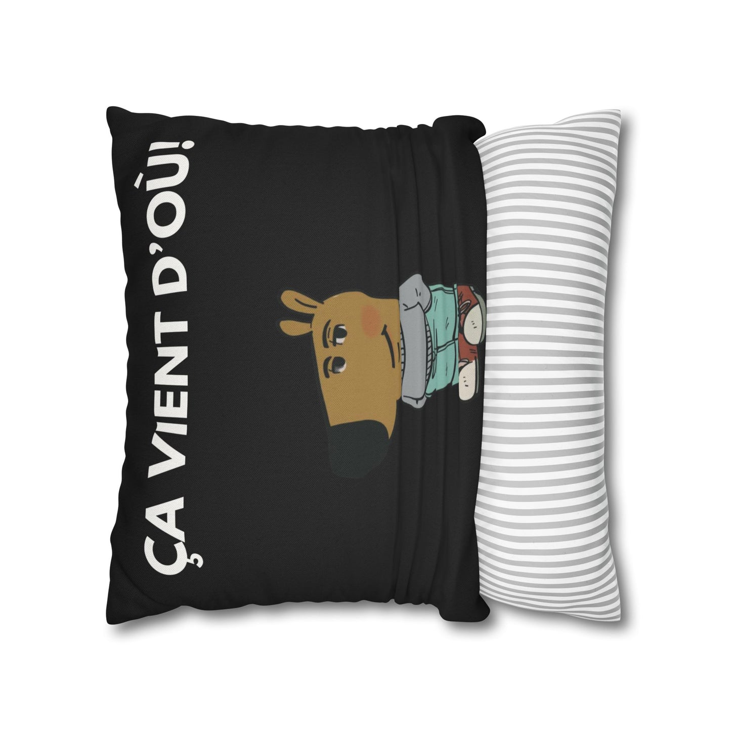 Taie d’oreiller Amusante – Décoration Humoristique pour la Maison Chill Guy