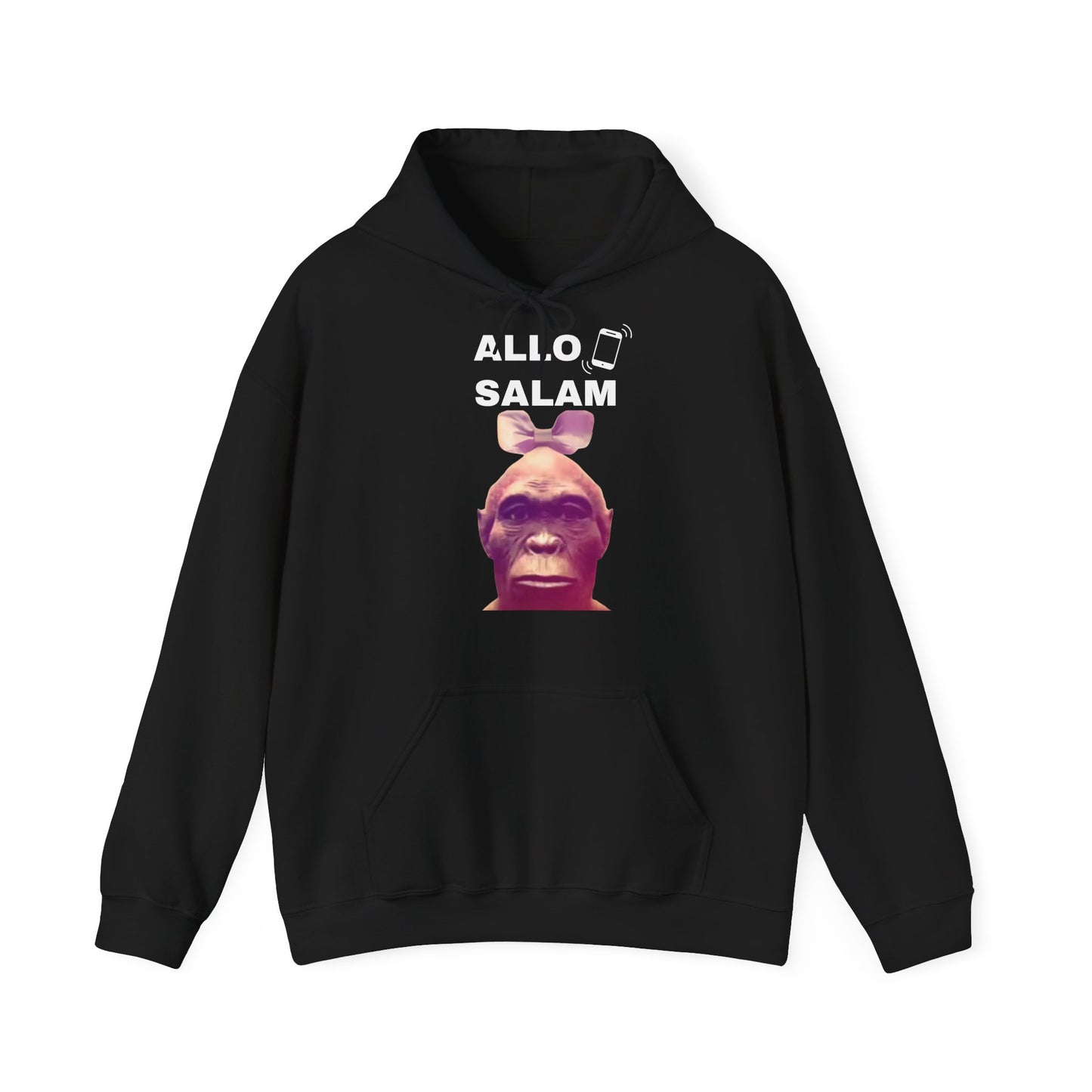 Hoodie unisexe drôle - Sweat-shirt graphique Allo Salam