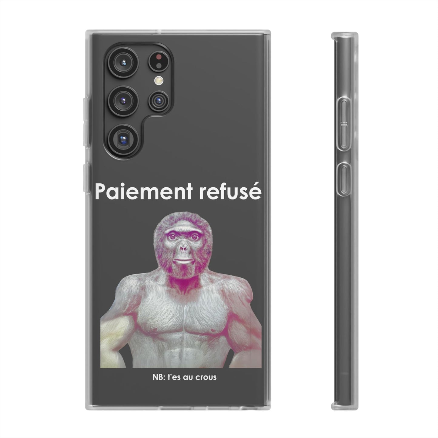 Coque flexible Paiement refusé