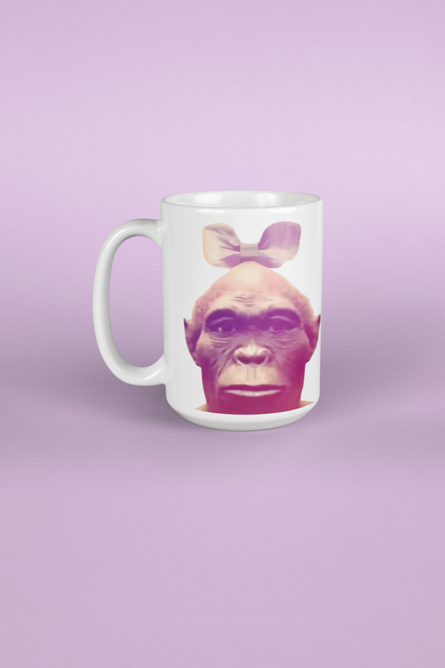 Tasse blanche de 325 ml  – Trend le singe