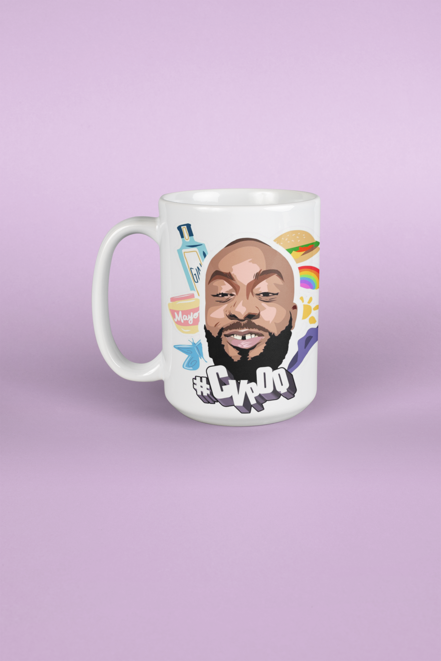 Tasse blanche de 325 ml  – Binobile mais cv pas ou quoi