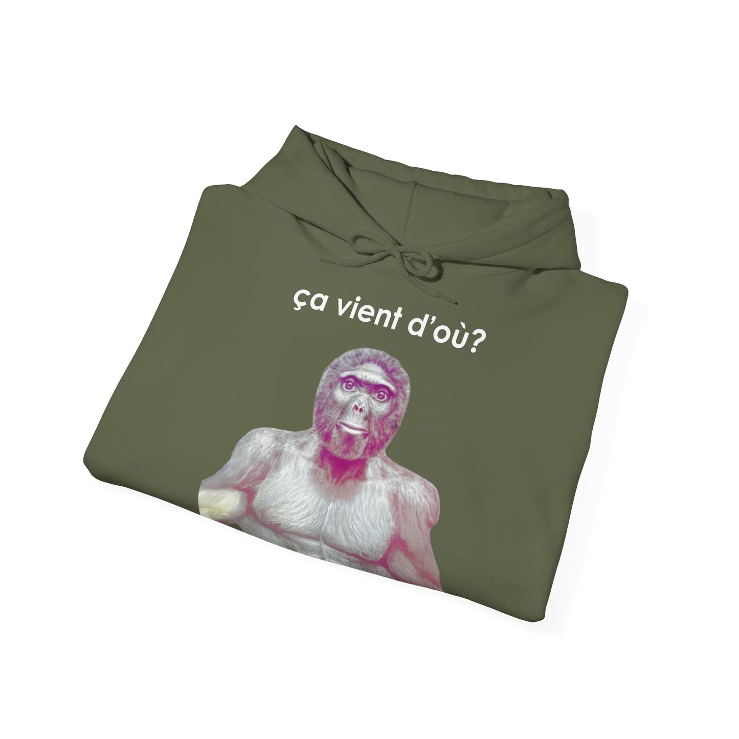 Hoodie unisexe drôle - Sweat-shirt graphique ça vient d'où