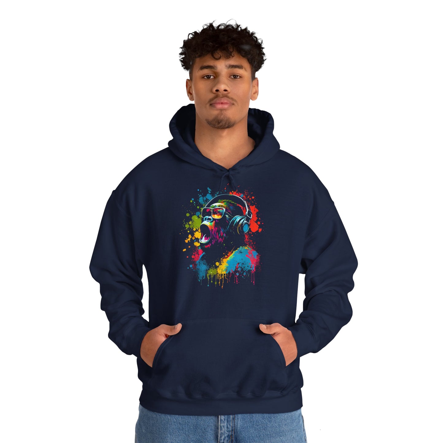 Hoodie unisexe drôle - Sweat-shirt Cool singe