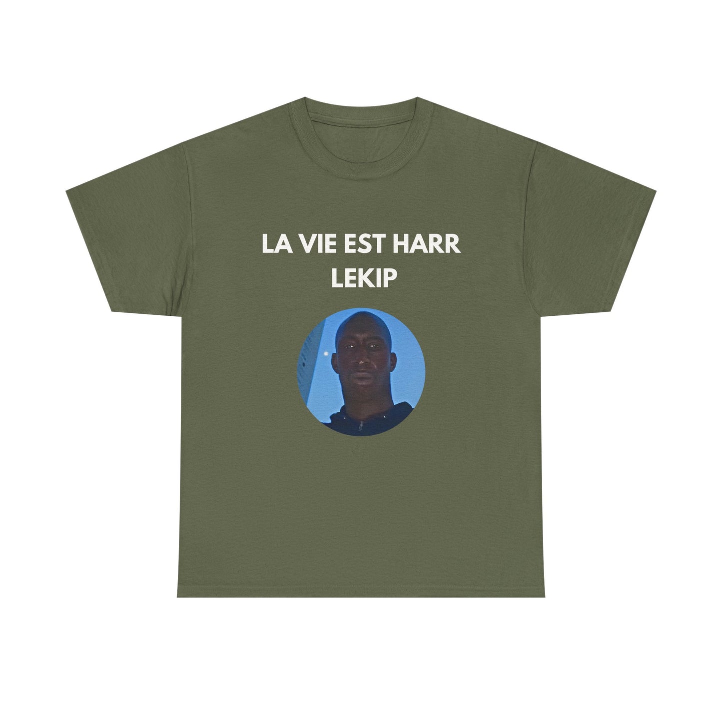T-shirt humoristique unisexe en coton épais -Trend c'est harr lekip