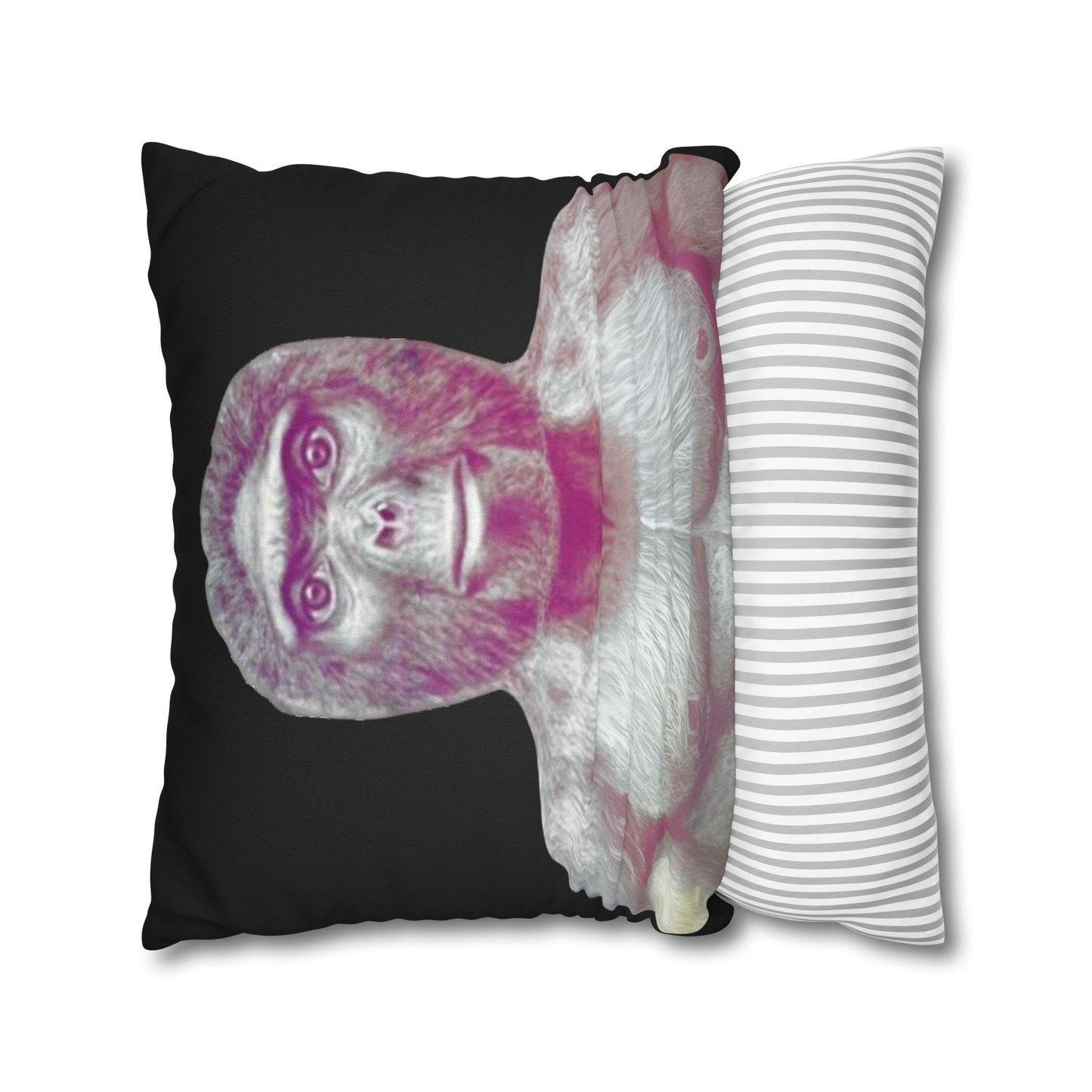 Taie d’oreiller Amusante – Décoration Humoristique pour la Maison Le singe allo salam