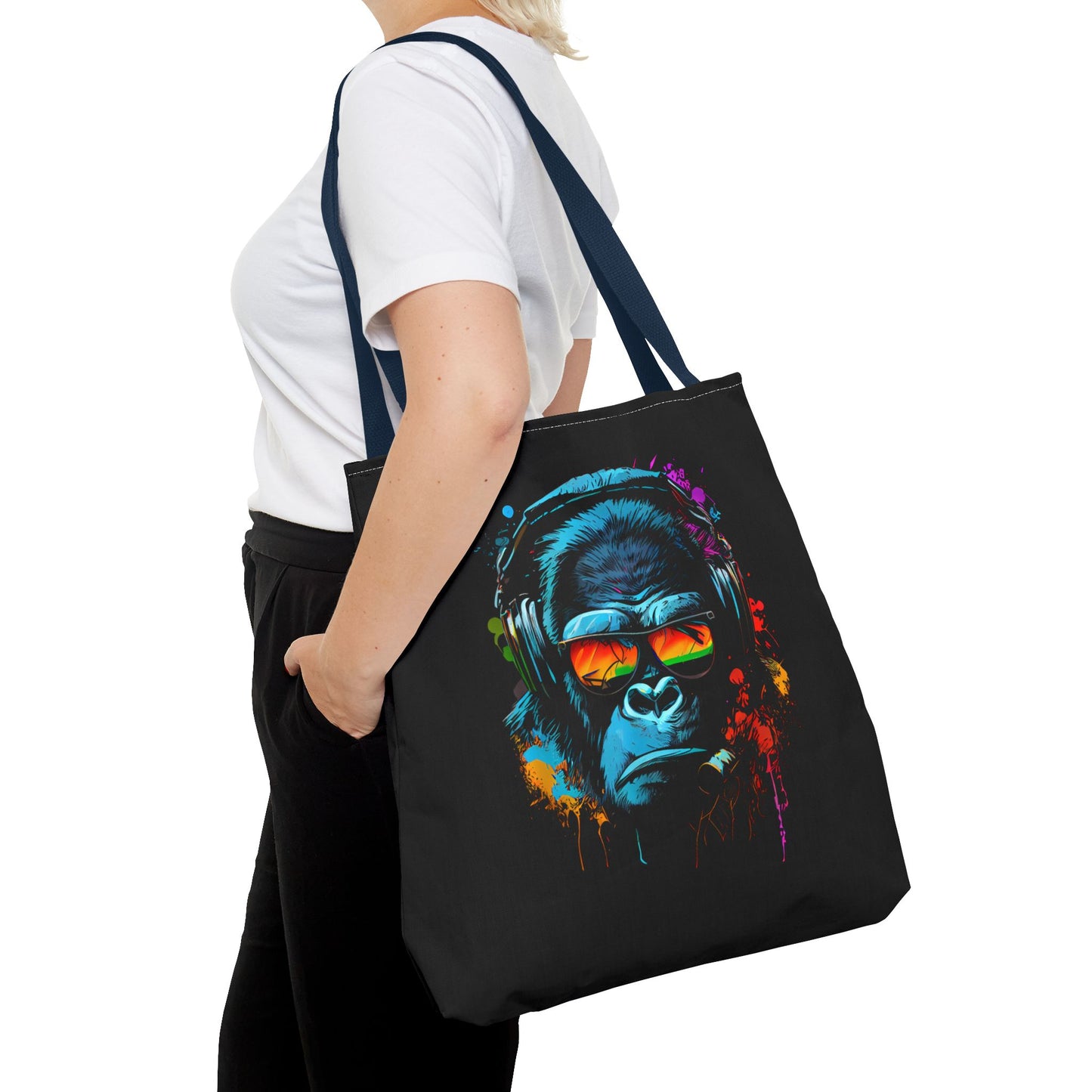 Tote Bag – Singe monkey Dj écouteurs lunettes du soleil Gorilla