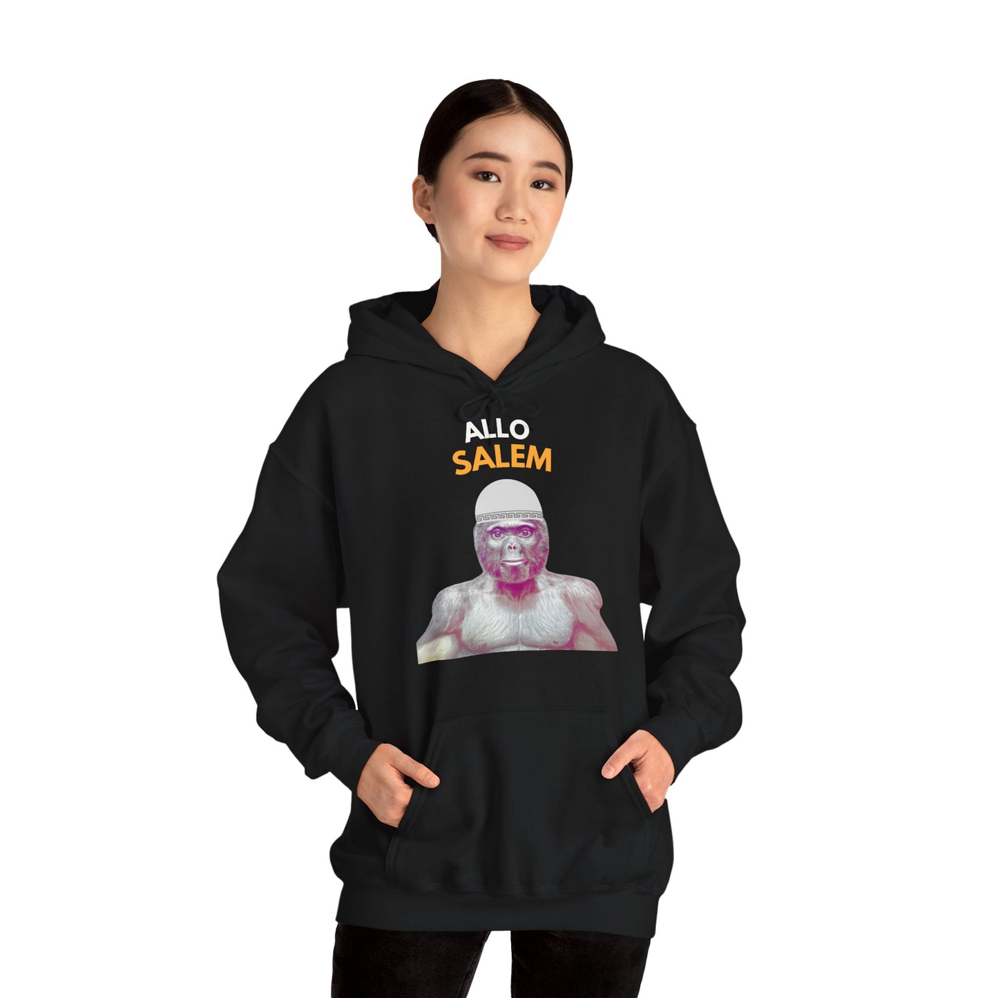Hoodie unisexe drôle - Sweat-shirt graphique Allo Salam