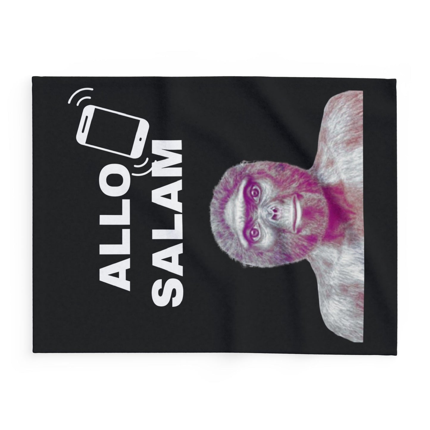 Plaid en polaire arctique ALLO SALAM