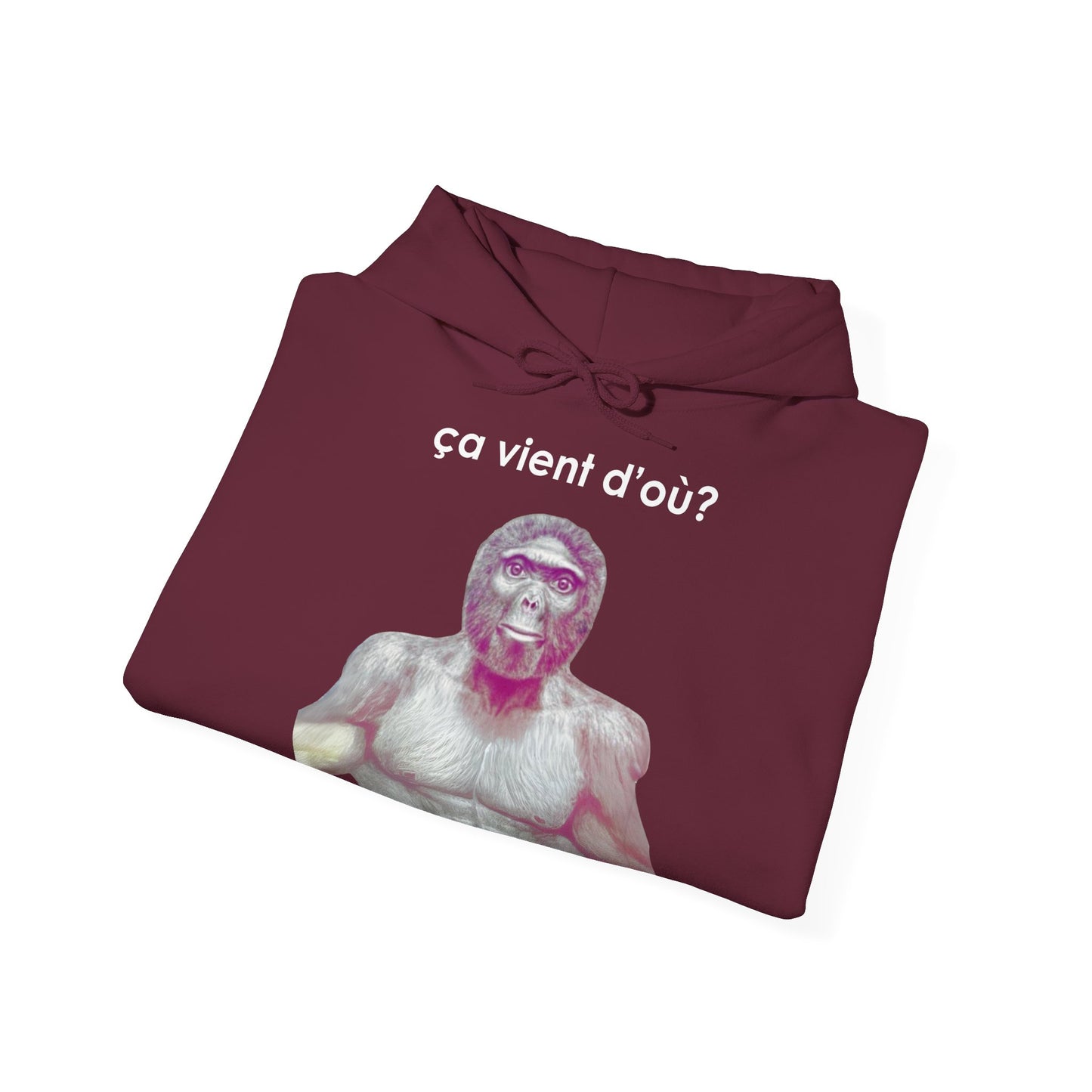 Hoodie unisexe drôle - Sweat-shirt graphique ça vient d'où