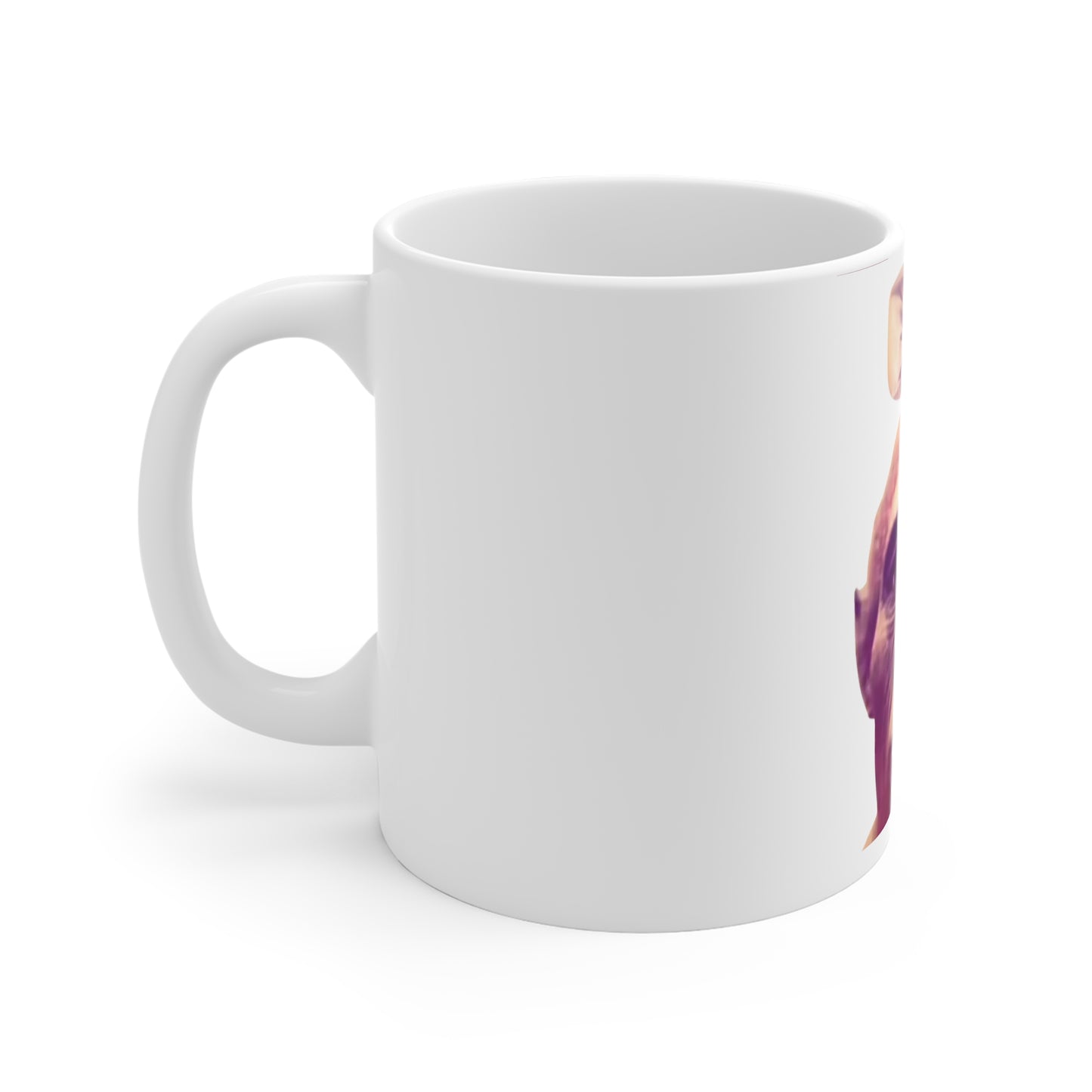 Tasse blanche de 325 ml  – Trend le singe
