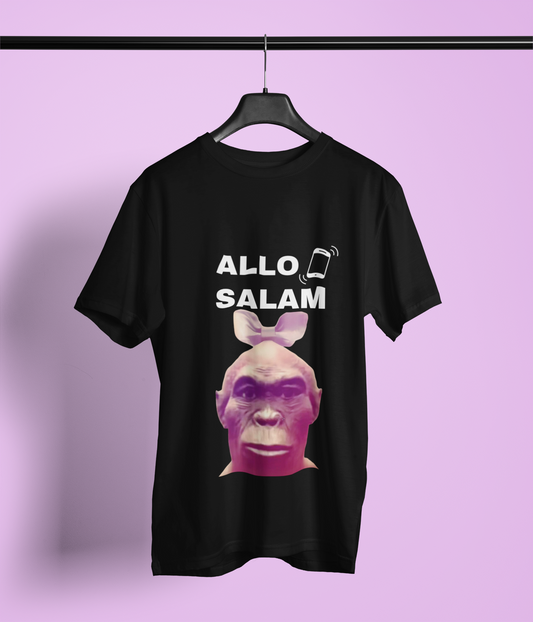 T-shirt humoristique unisexe en coton épais - Allo Salam