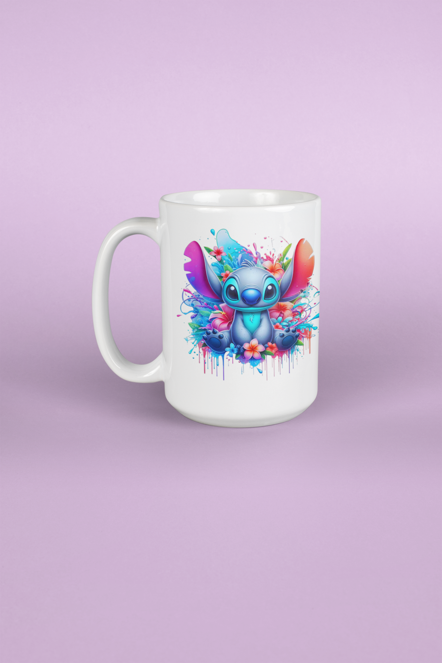 Tasse blanche de 325 ml  – Stitch