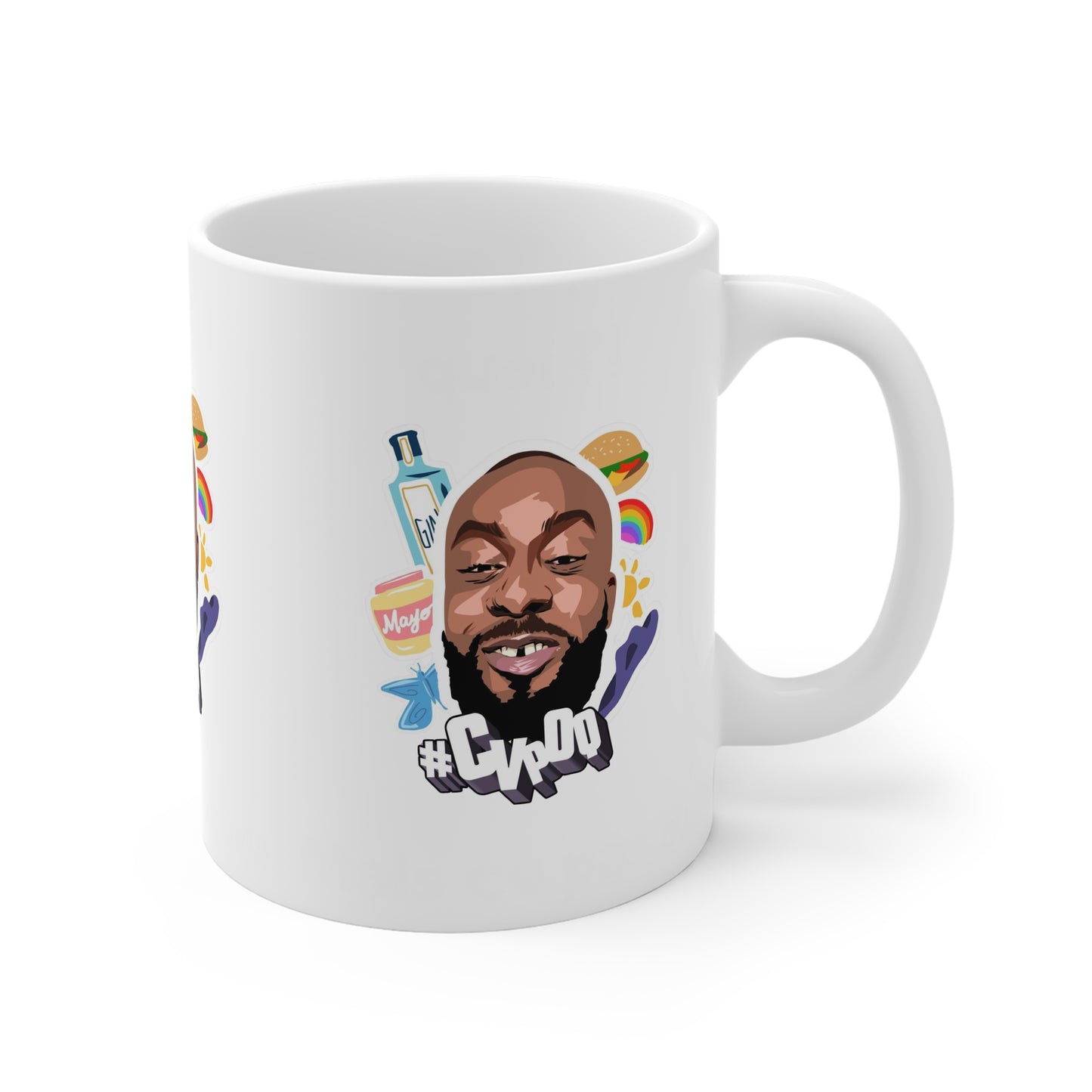 Tasse blanche de 325 ml  – Binobile mais cv pas ou quoi