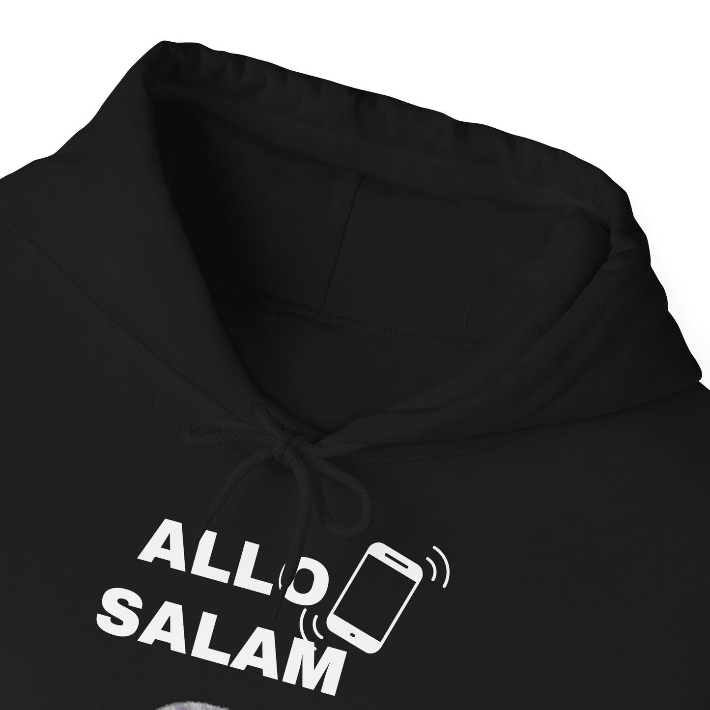 Hoodie unisexe drôle - Sweat-shirt graphique 'Allo Salam'