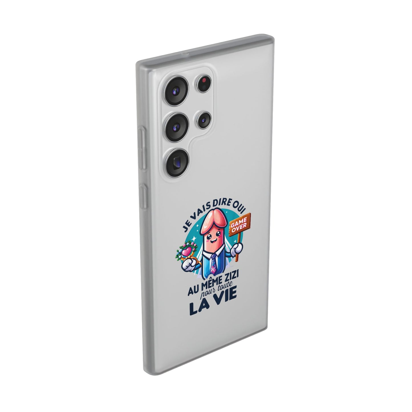 Coque flexible Je vais dire oui au même zizi pour toute la vie
