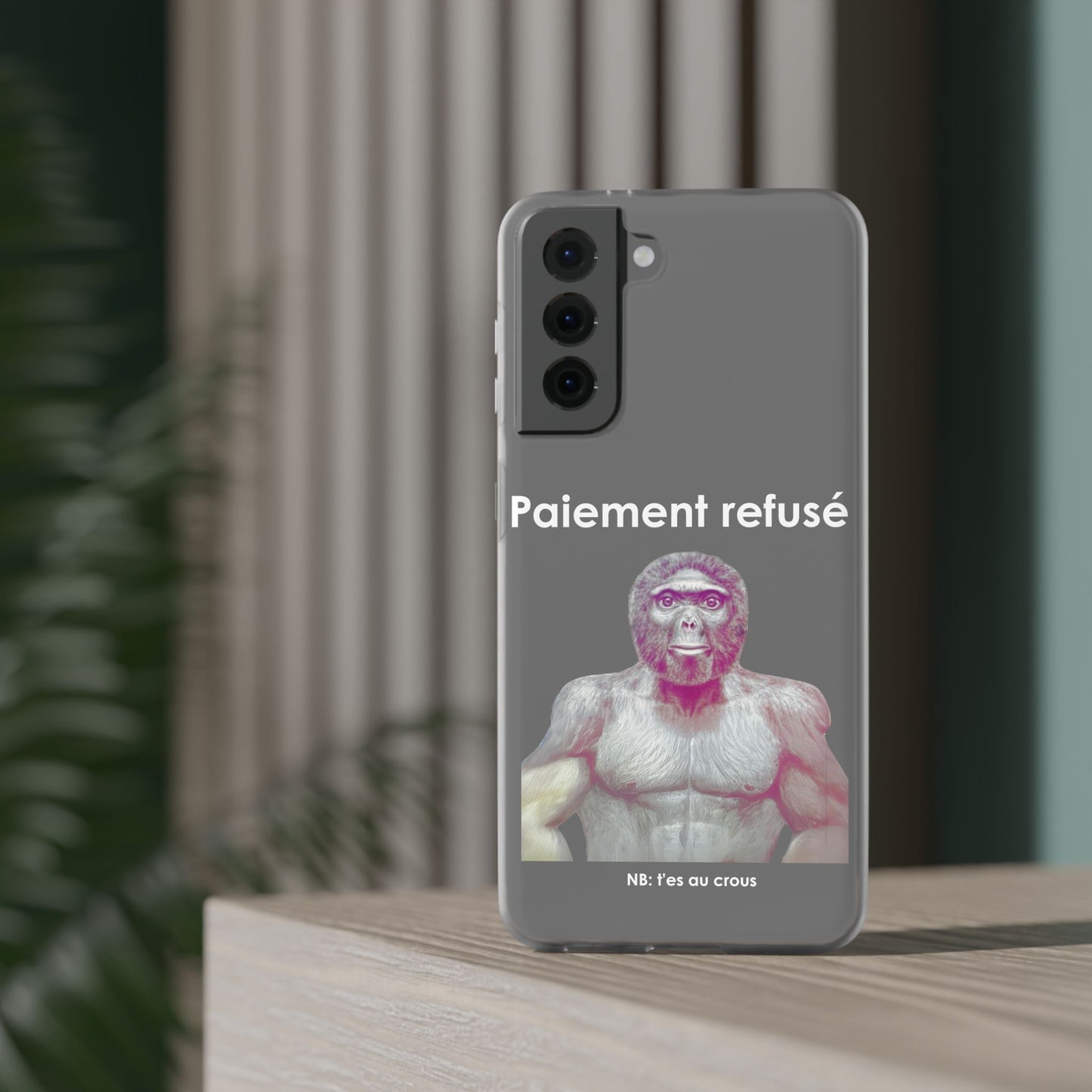 Coque flexible Paiement refusé