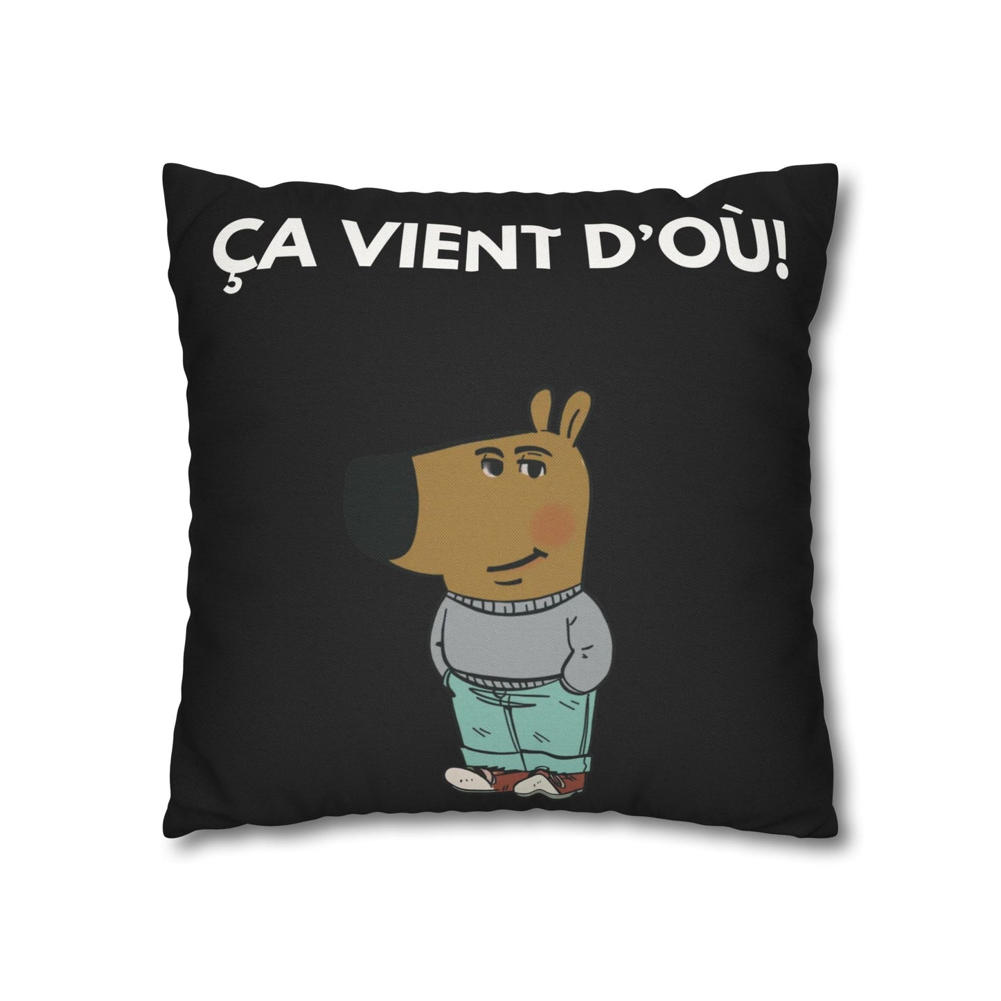 Taie d’oreiller Amusante – Décoration Humoristique pour la Maison Chill Guy