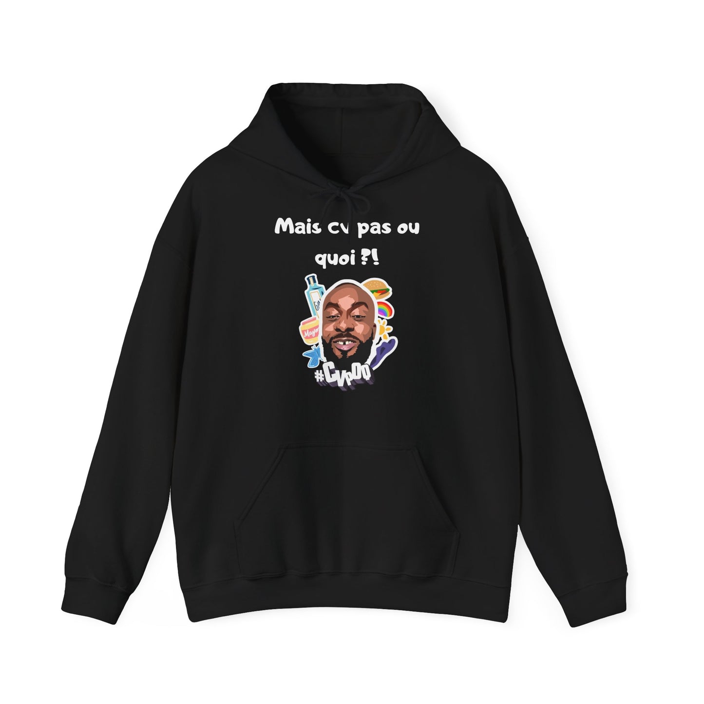 Hoodie unisexe drôle - Sweat-shirt Mais cv pas quoi Binobile
