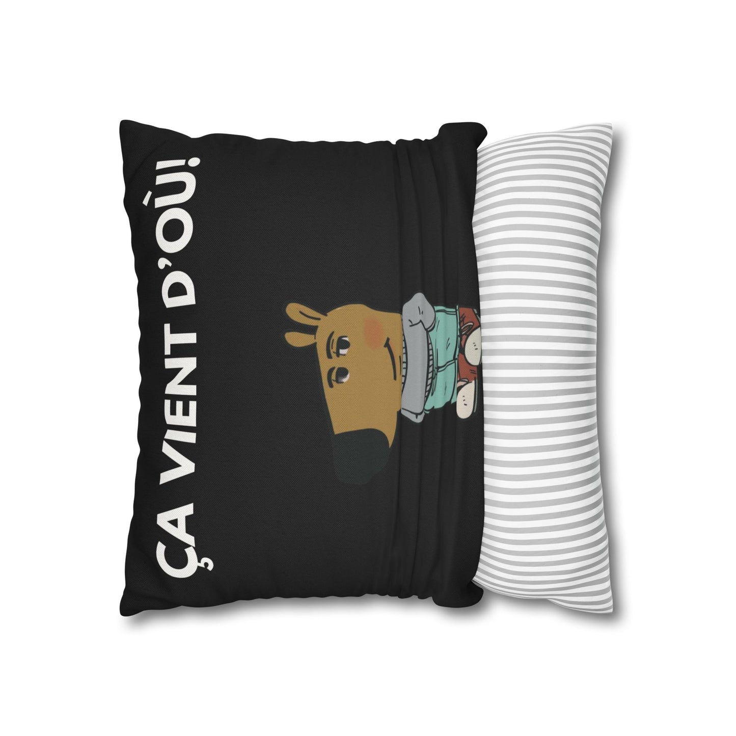 Taie d’oreiller Amusante – Décoration Humoristique pour la Maison Chill Guy