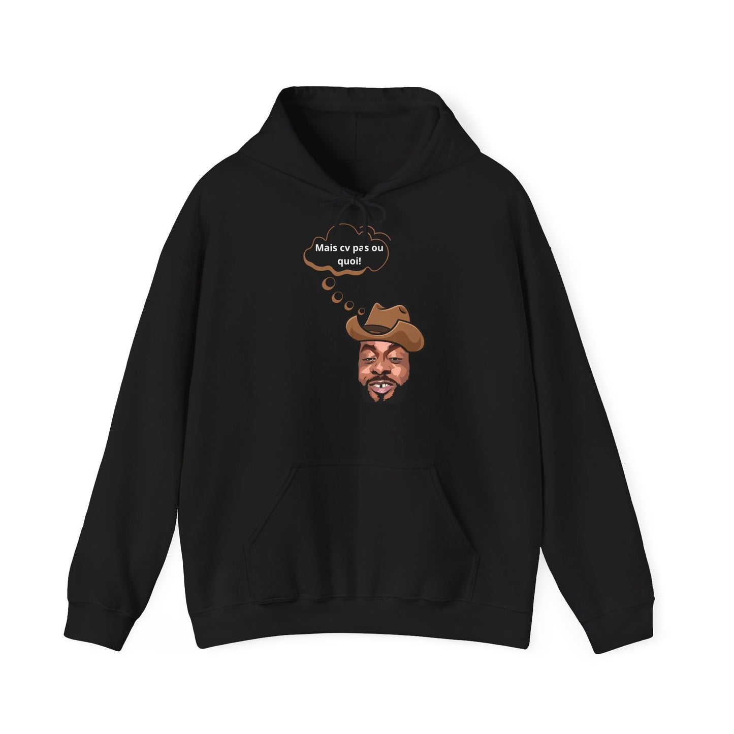Hoodie unisexe drôle - Sweat-shirt graphique Binobile Mais cv pas ou quoi