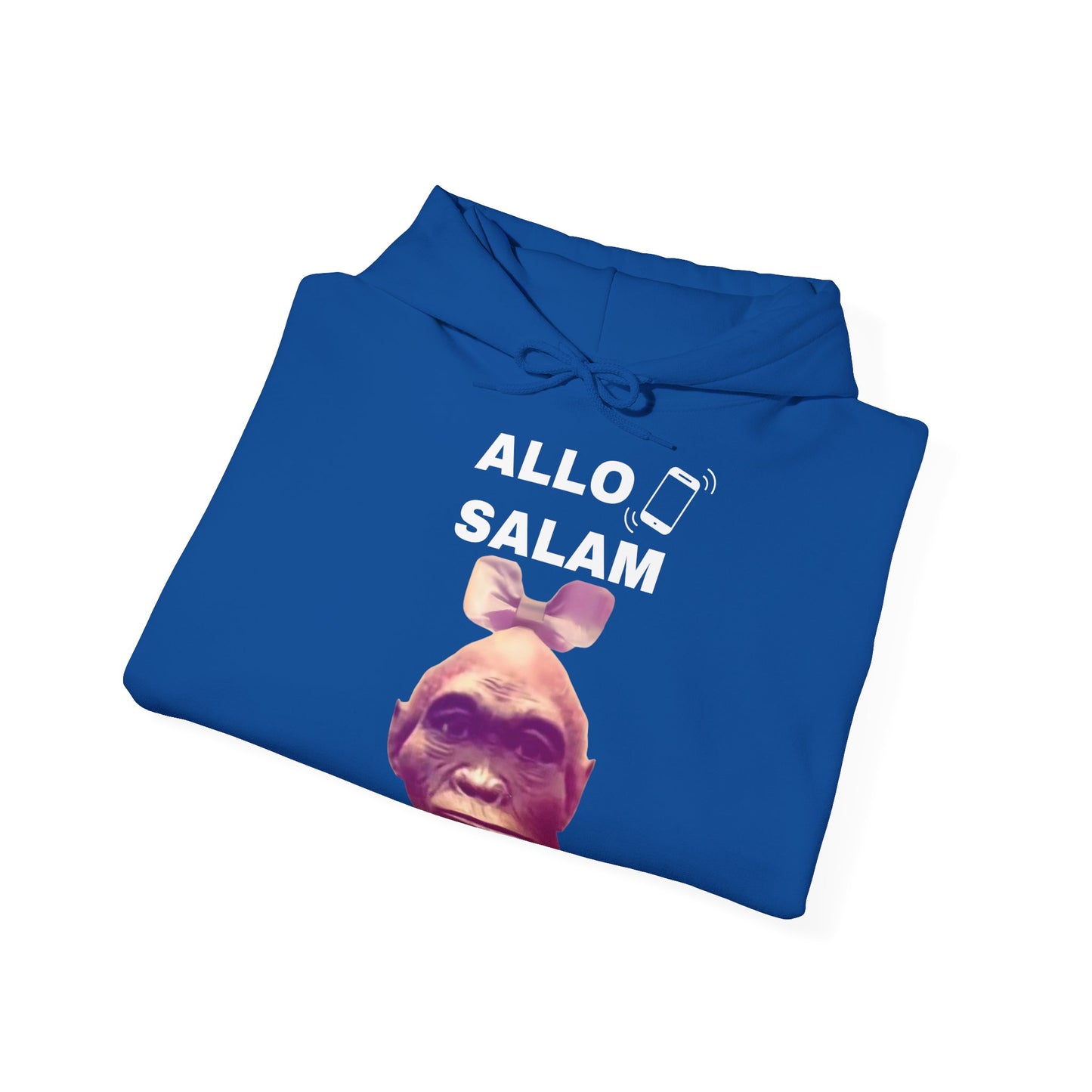 Hoodie unisexe drôle - Sweat-shirt graphique Allo Salam