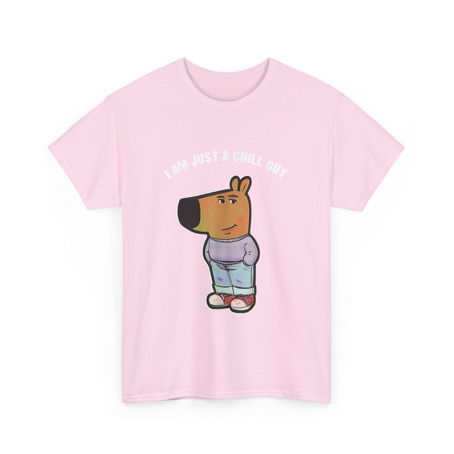 T-shirt humoristique unisexe en coton épais - Chill Guy