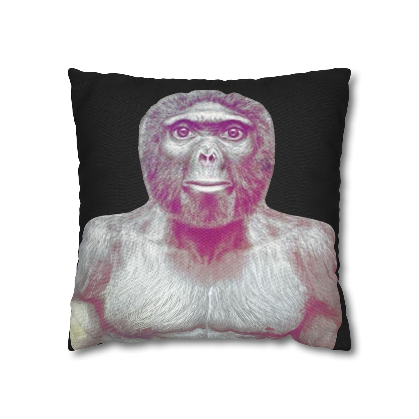 Taie d’oreiller Amusante – Décoration Humoristique pour la Maison Le singe allo salam