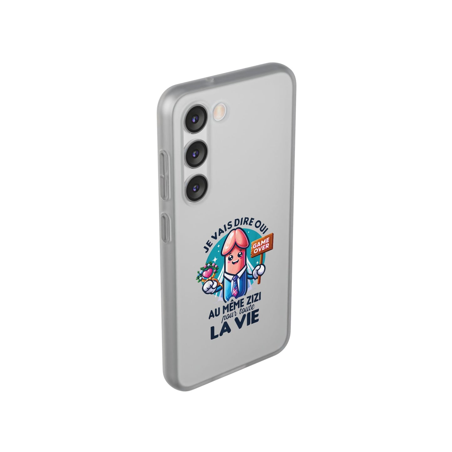 Coque flexible Je vais dire oui au même zizi pour toute la vie